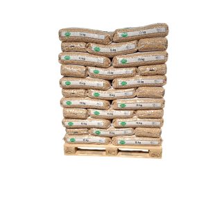 1 Pallet Gold Woodpellets (65 zakken à 15kg :975 kg)